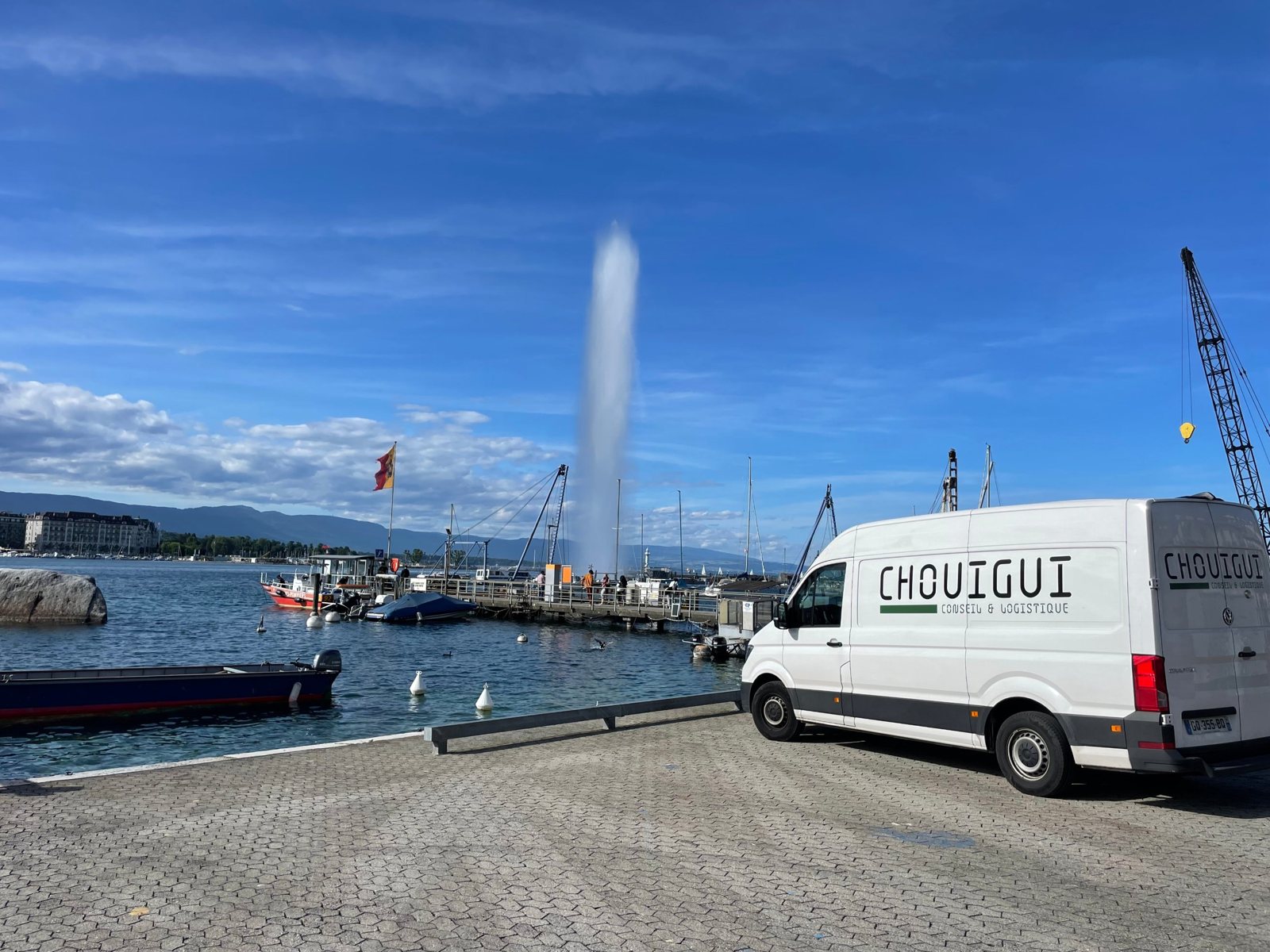 Genève et son jet d’eau, Suisse