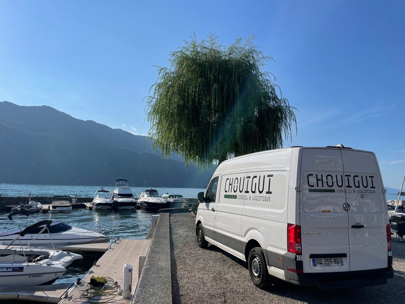 Au bord du lac du Bourget, Savoie